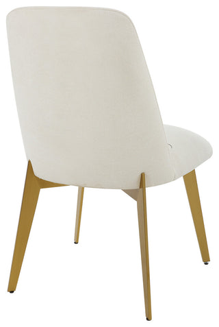 Uttermost 23262 Vantage 21"W Dining Chair - Brushed Brass