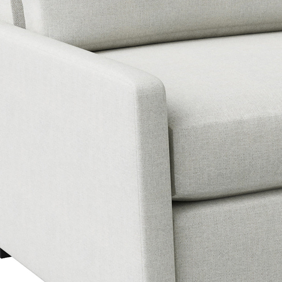 Nativa Interiors Kimpton Sofa 101", Grey, Depth: Deep Plush