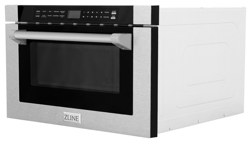24" Built-in Microwave Drawer in Fingerprint Resistant  Stainless Steel