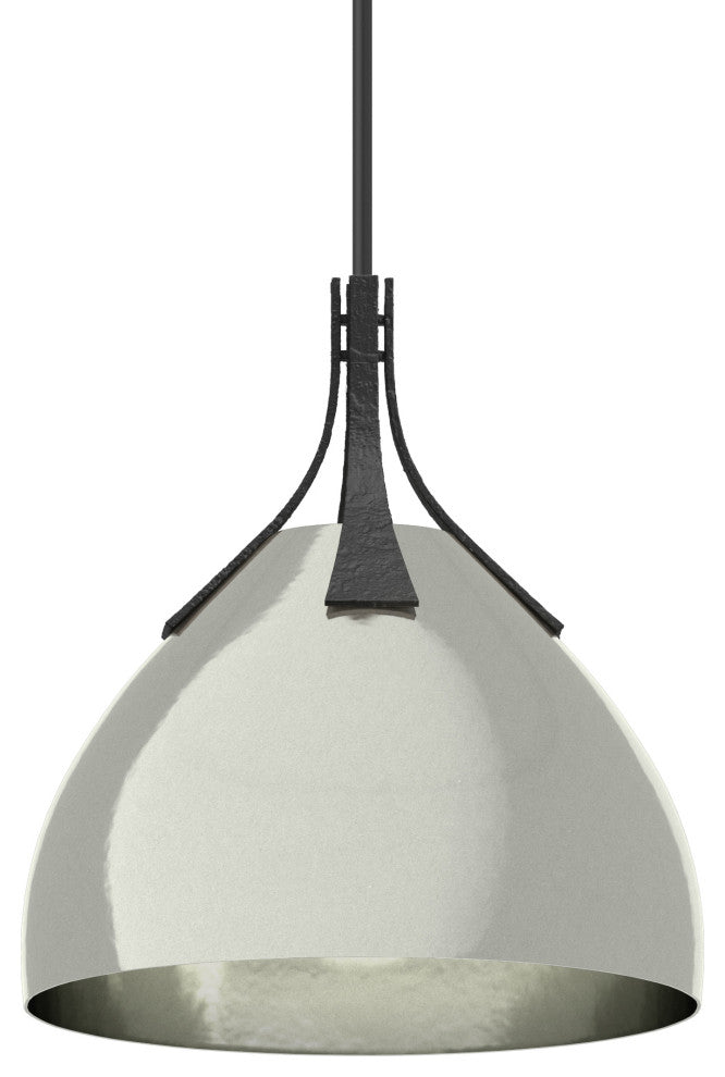 Summit Pendant, Black Finish, Sterling Accents, Standard Overall Height