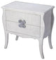 30" Off White Standard Accent Chest With Two Drawers