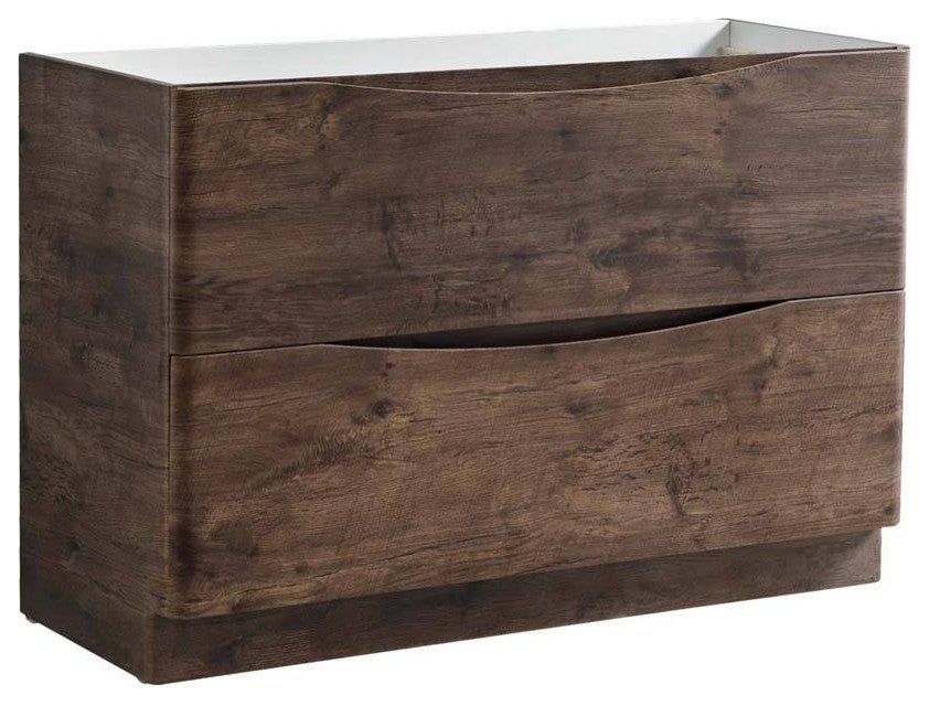 Fresca FCB9148RW Tuscany 48" Rosewood Free Standing Modern Bathroom Cabinet
