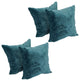 17" Jacquard Throw Pillows With Inserts, Set of 4, Agora Teal