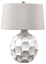 Uttermost Guerina Scalloped White Lamp