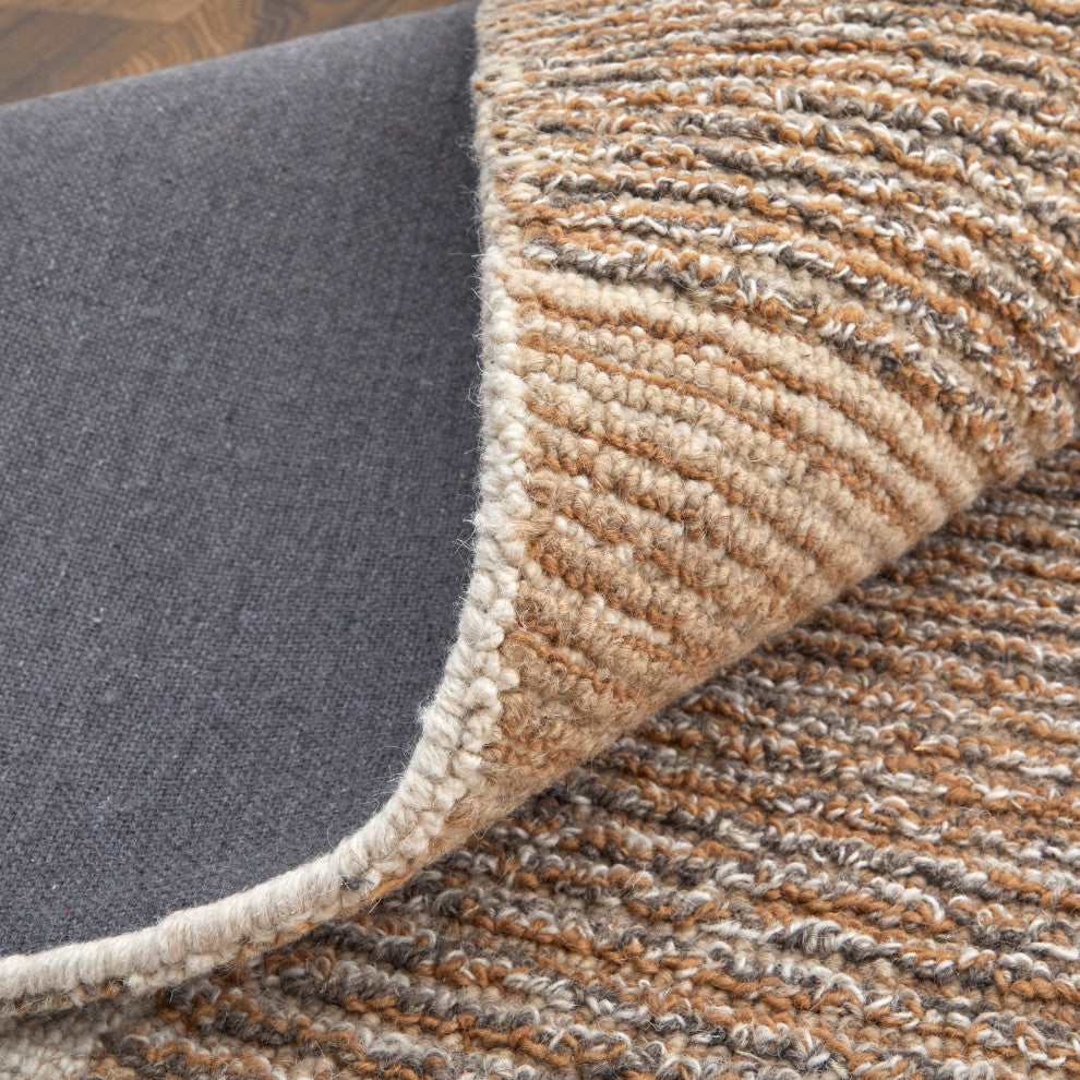 Middleton Modern Abstract, Brown/Tan/Ivory, 2'x3' Accent Rug