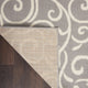 Nourison Grafix 2' x 4' Grey Contemporary Indoor Area Rug