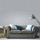 Aura Blue Wallpaper, Blue, 20x396