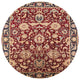 Ahgly Company Indoor Round Mid-Century Modern Area Rugs, 4' Round