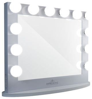 Hollywood Iconic Plus Vanity Mirror, Silver, Frosted Led, Non- Bt