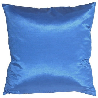 Pillow Decor - Bohemian Damask Blue, White and Olive Throw Pillow