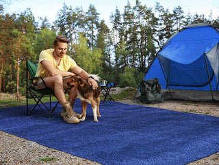 Outdoor Artificial Turf With Marine Backing, Electric Blue, 6 Ft X 25 Ft