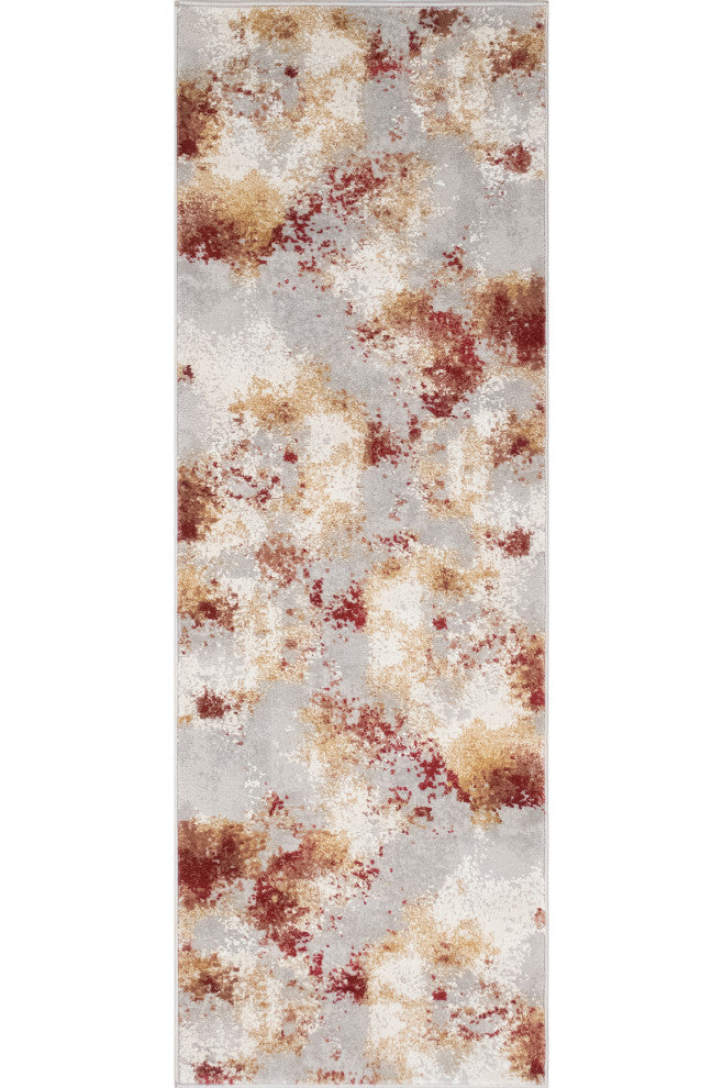 Noori Rug High-Low Robyn Grey/Red Rug