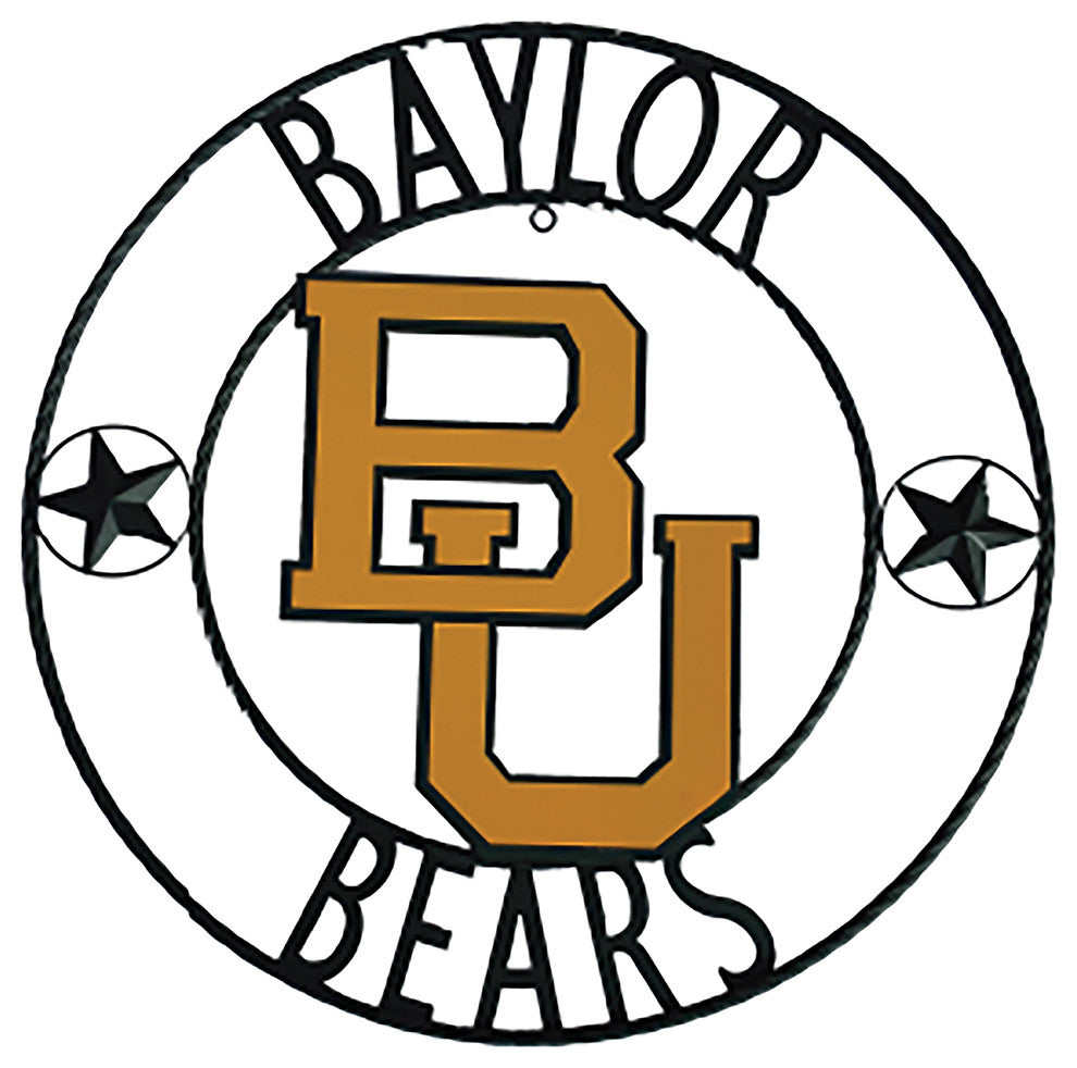 Baylor Bears Wrought Iron Wall Decor, 24"