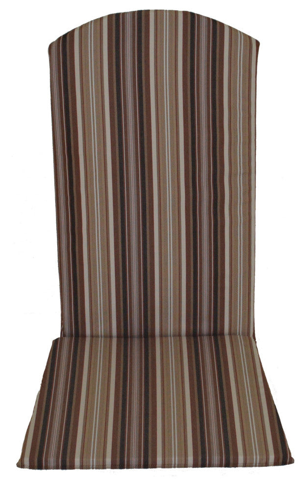 Full Rocker Cushion, Maroon Stripe