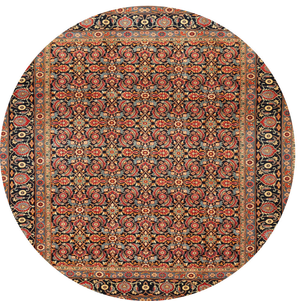Ahgly Company Indoor Round Traditional Area Rugs, 3' Round
