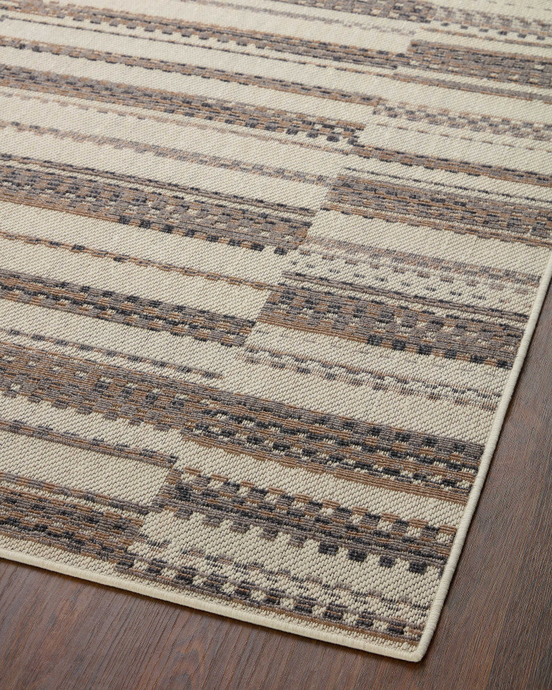 Loloi II Rainier Ivory / Taupe 2'-3" x 7'-7" Runner Rug