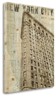 "Vintage Ny Flat Iron" By Michael Mullan, Giclee Print on Gallery Wrap Canvas