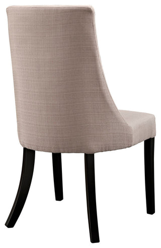 Modern Contemporary Kitchen Dining Side Chair Set of 2 Beige