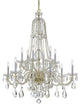 Crystorama Traditional Crystal 12-Light Chandelier