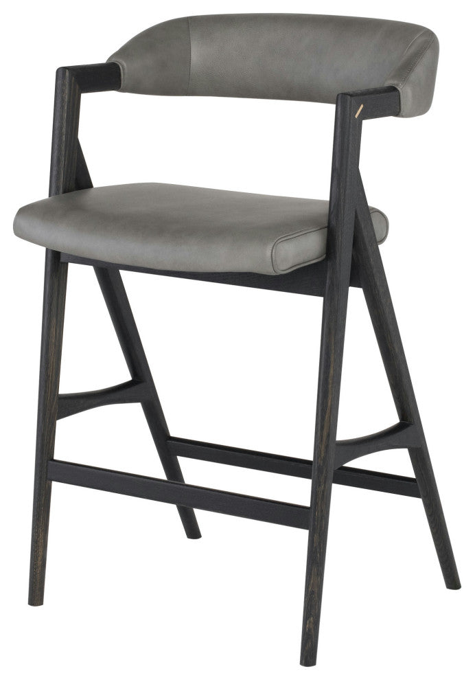 Anita Dove Leather Counter Stool