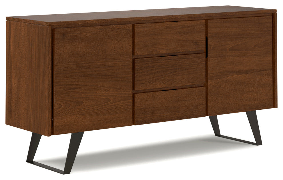 Lowry Sideboard Buffet, Walnut Veneer
