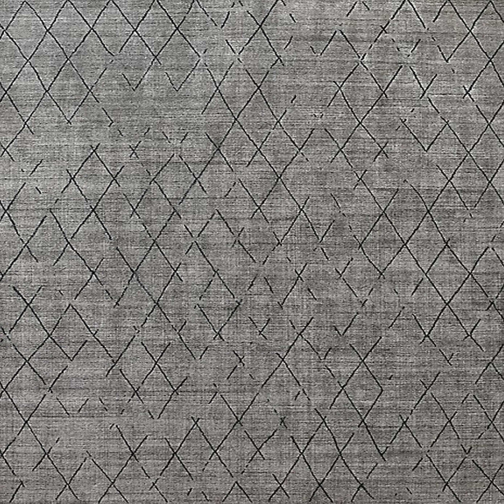 Ahgly Company Indoor Square Mid-Century Modern Area Rugs, 5' Square