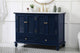 Home Living 48" Single Bathroom Vanity, Blue