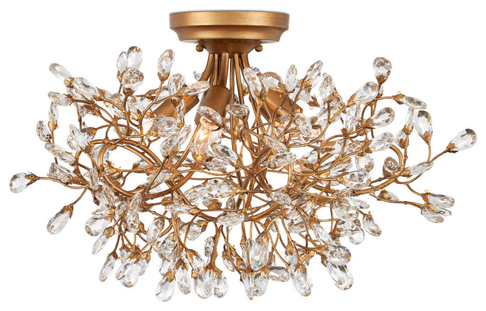 Crystal Bud Semi-Flush Mount