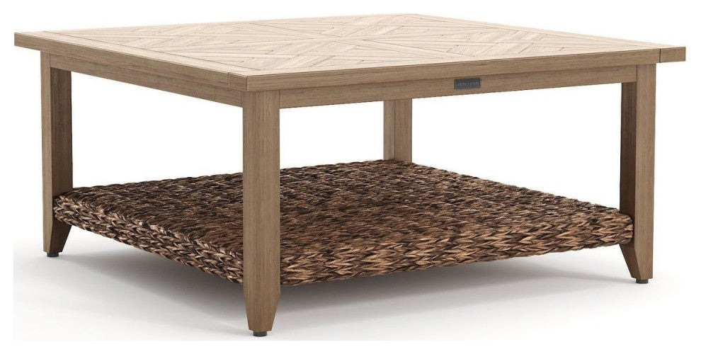 Cayman 42" Square Chat Table, Heritage Brown