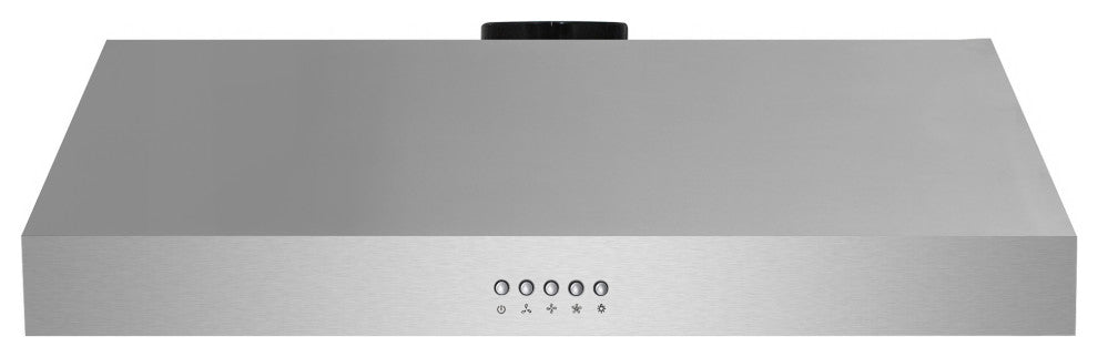 30" Under Cabinet Range Hood, Stainless Steel With LED Lights
