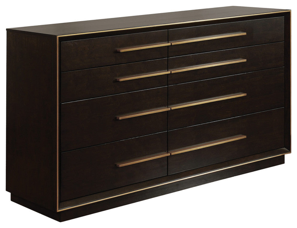 8-Drawer Dresser Smoked Peppercorn