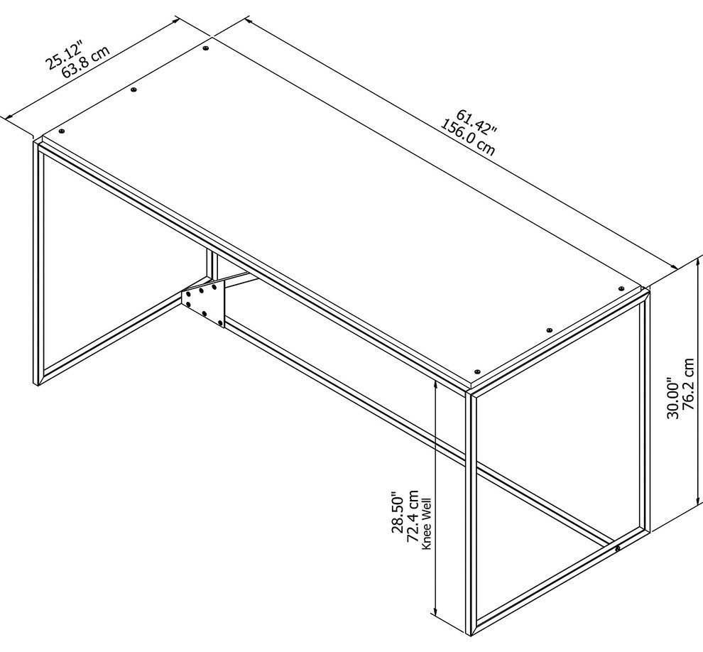 Refinery 62W Industrial Desk