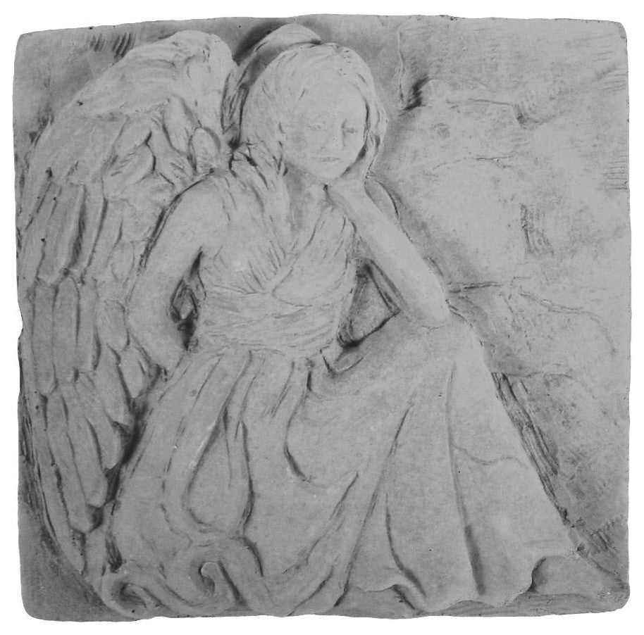 Kneeling Angel Garden Stone