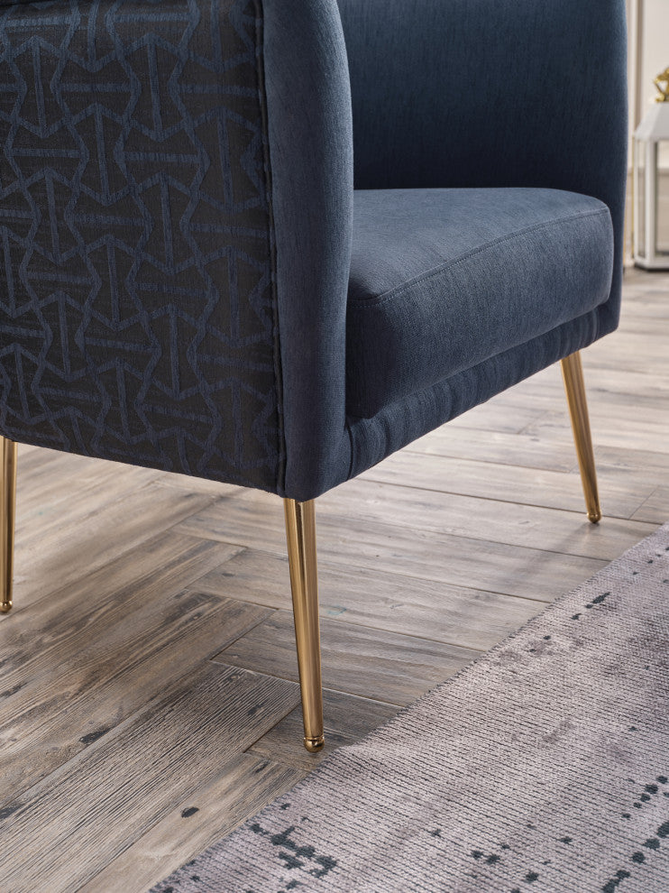 Cloak  Accent Armchair, Cloak Navy