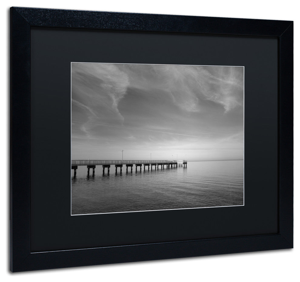 PIPA Fine Art 'End of the Pier' Matted Framed Art, 20x16