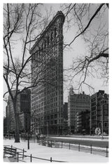 "Flat Iron Building" by Chris Bliss, Canvas Art, 12"x19"