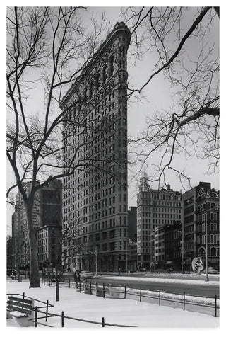 "Flat Iron Building" by Chris Bliss, Canvas Art, 12"x19"