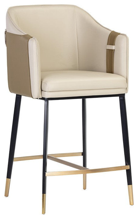 Carter Counter Stool, Napa Beige/Napa Tan