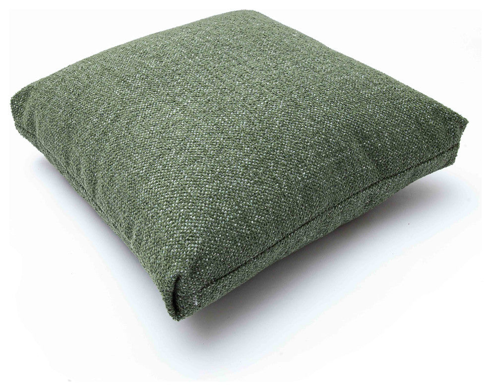 Malolo Pillow, Green Basketweave, 20"