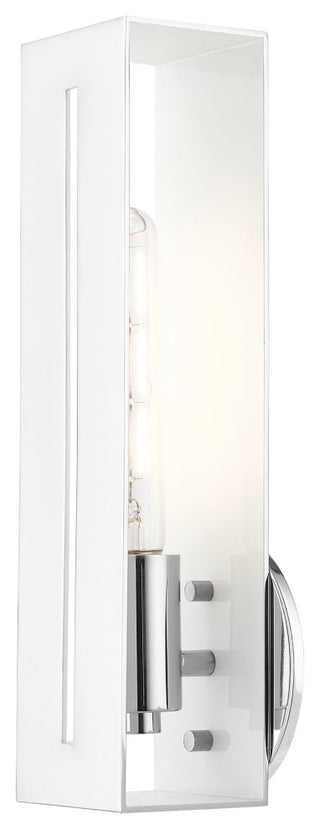 Polished Chrome Urban, Industrial, Single Sconce