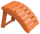 Poly Folding Ottoman, Orange