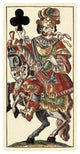 "Knight of Clubs (Bauern Hochzeit Deck)" Paper Art, 32"x62"