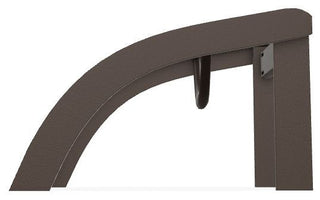Adirondack Sling Outdoor Ottoman, Bark/Kona