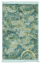 Unique Loom Light Blue Baracoa Coppelia 2' 2 x 3' 0 Area Rug