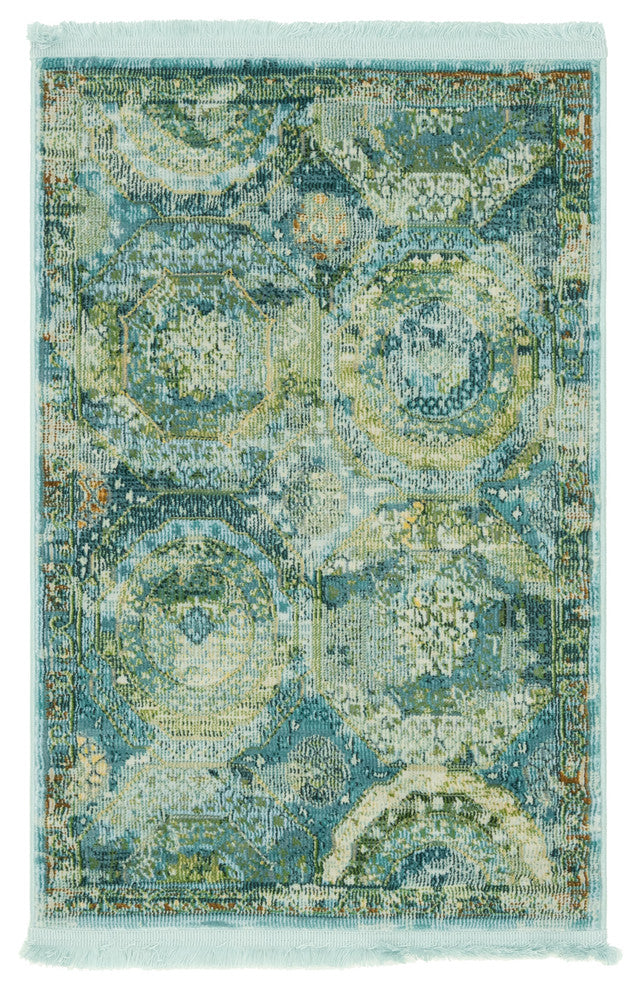 Unique Loom Light Blue Baracoa Coppelia 2' 2 x 3' 0 Area Rug