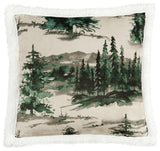 Joshua Campfire Sherpa Pillow, 18"x18", Duffle Bag