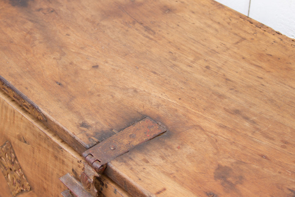 Large 18th Century Spanish BargueÃ±o Chest