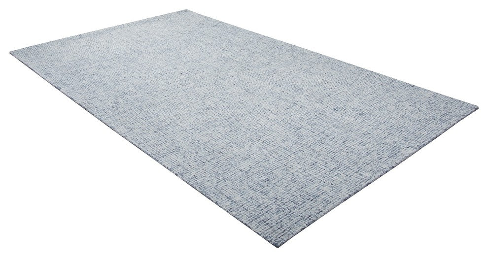 Rizzy Home Brindleton BR359A Blue Solid Area Rug, Rectangular 12'x15'