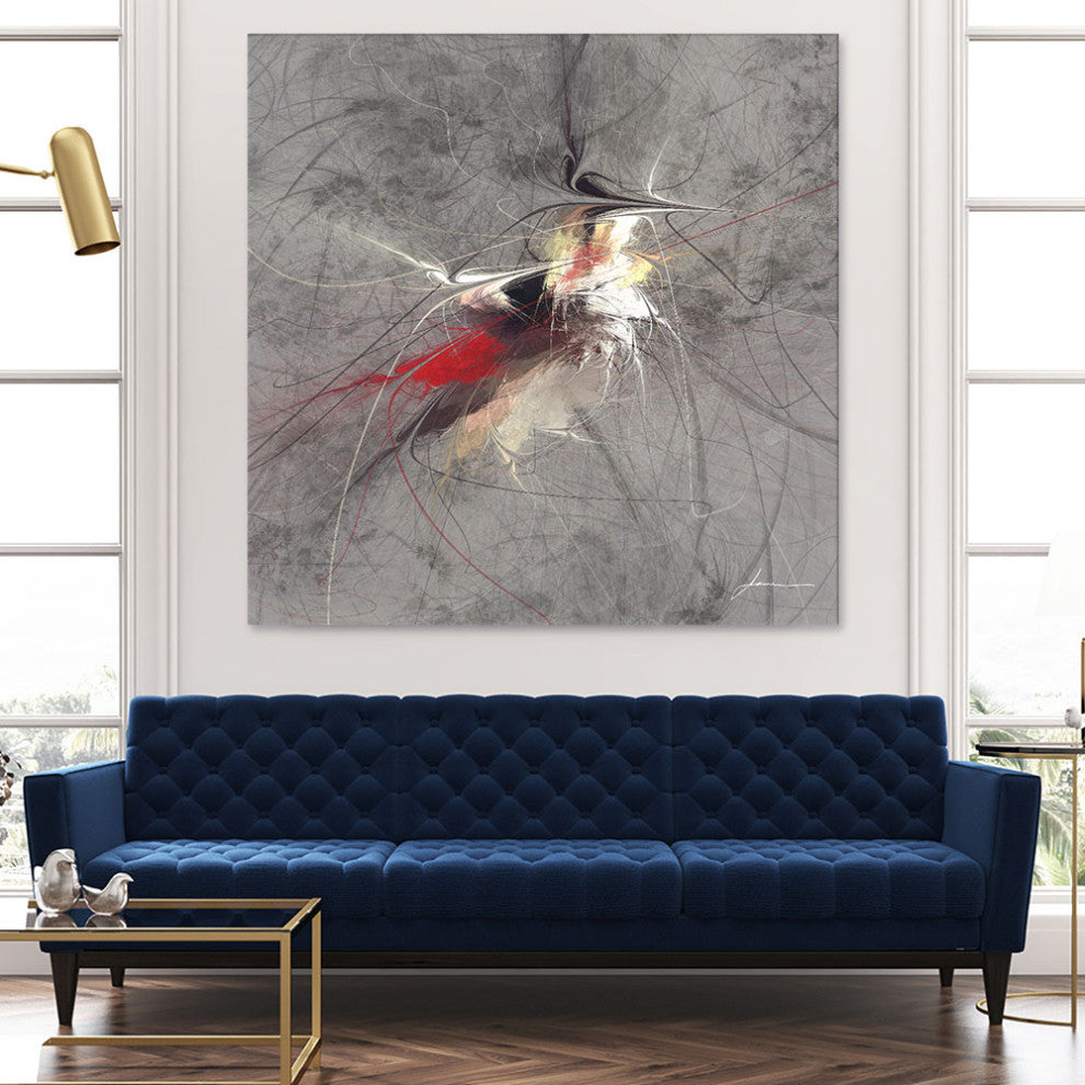 "Paint Swirl I" Fine Art Giant Canvas Print, 54"x54"