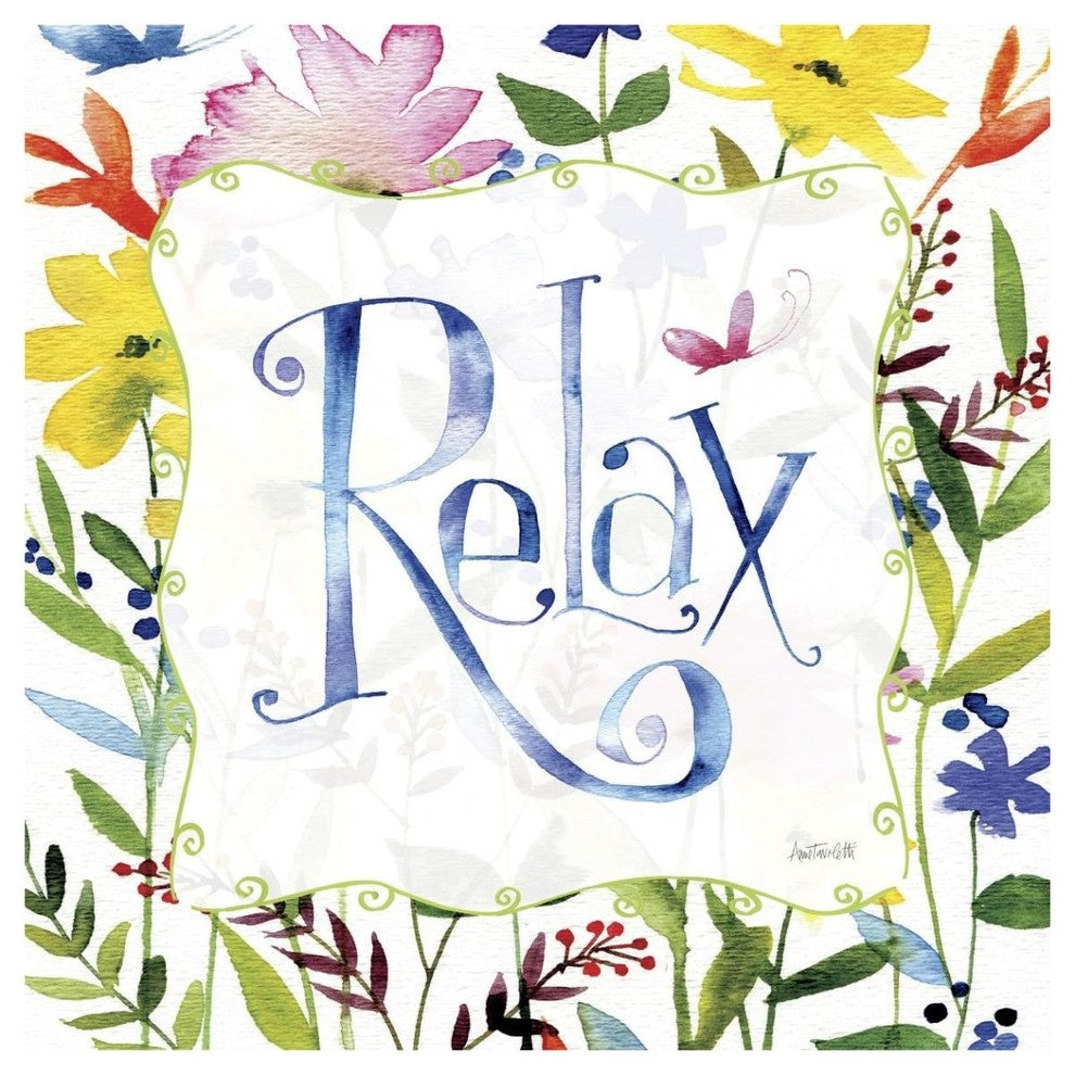 "Relax" Digital Paper Print by Anne Tavoletti, 42"x42"